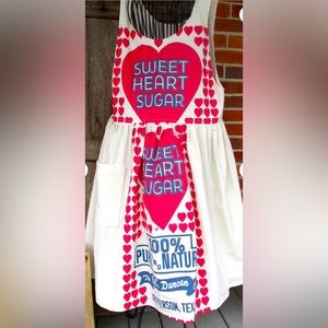 Vintage feed sack prairie dress medium / large